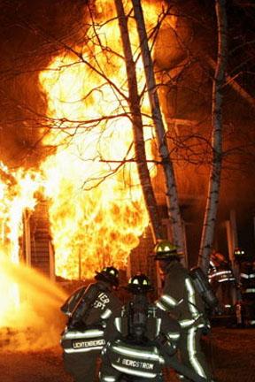 March 24, 2006 Mutual aid to Brewster | Structure Fire | Fieldstone Pond | Pictures Copyright © 2006 Photos:  Frank Becerra Jr. / The Journal News, County Car 2 (Ron Davies), and John Marshall.